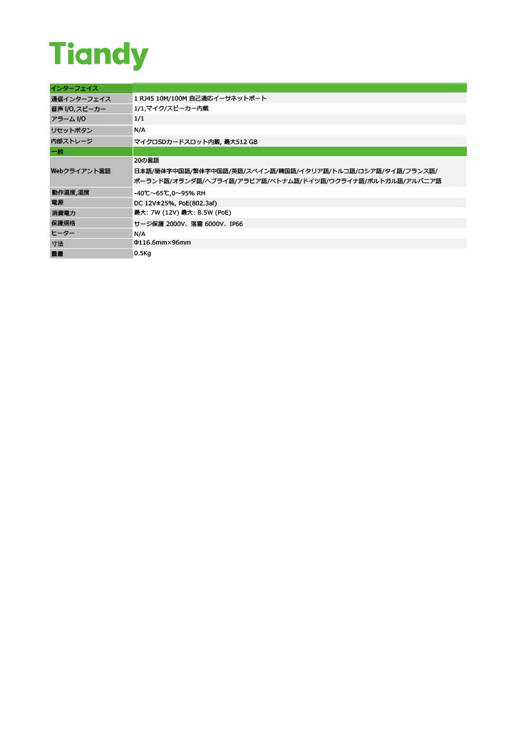 TC-C38XQ SpecI3WEY2.8mmV4.2 TIANDY PRO 8MP DETAIL 3